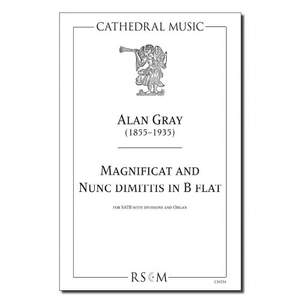 Gray: Magnificat & Nunc dimittis in B flat