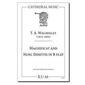 Walmisley: Magnificat and Nunc Dimittis in B flat