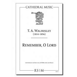Walmisley: Remember, O Lord