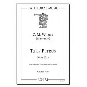 Widor: Tu es Petrus, op. 23, No. 2
