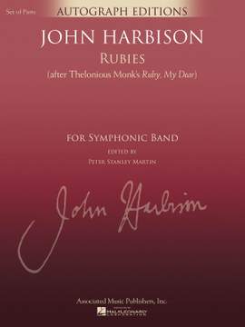 John Harbison: Rubies (After Thelonious Monk's Ruby, My Dear)