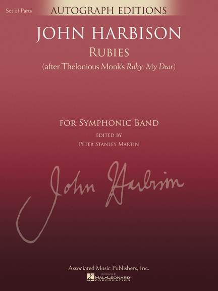 John Harbison: Rubies (After Thelonious Monk's Ruby, My Dear)