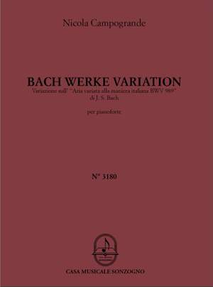 Nicola Campogrande: Bach Werke Variation