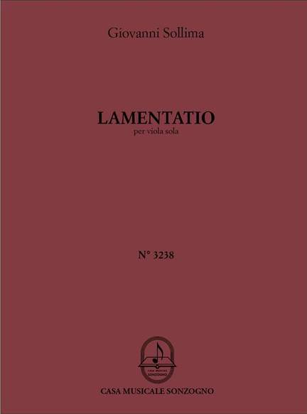 Giovanni Sollima: Lamentatio