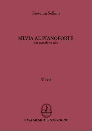 Giovanni Sollima: Silvia al pianoforte (Foglio d'album)