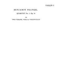 Benjamin Frankel: String Quartet No.1 Op.14