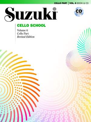Suzuki Cello School Cello Part & CD, Volume 6 (Revised)