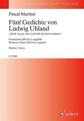 Martiné, P: Fünf Gedichte von Ludwig Uhland
