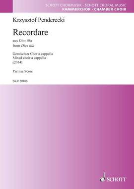 Penderecki, K: Recordare