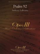 Anthony LaBounty: Psalm 92