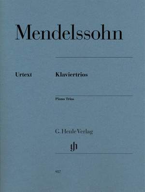 Felix&#x20;Mendelssohn&#x20;Bartholdy&#x3A;&#x20;Piano&#x20;Trios