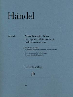 Georg Friedrich Händel: Nine German Arias