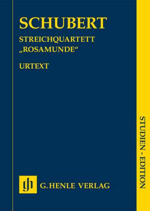 Franz Schubert: String Quartet a minor op. 29 D 804 Rosamunde