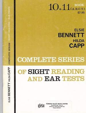 Elsie Bennett_Hilda Capp: Sight Reading and Ear Tests Book 10/ARCT