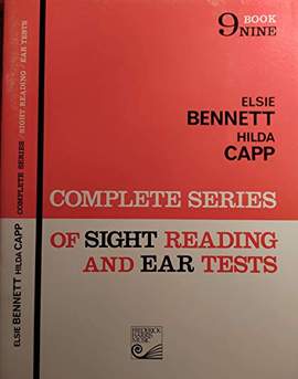 Elsie Bennett_Hilda Capp: Comp. Series of Sight Reading and Ear Tests Book 9