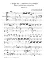 Brunetti, Gaetano: 6 Trios für 2 Violinen und Violoncello - Trios 1 und 2  L. 103/104 Product Image