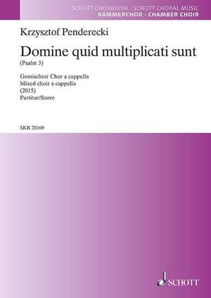 Penderecki, K: Domine, quid multiplicati sunt