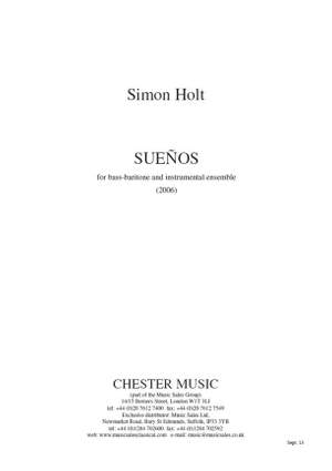 Simon Holt: Sueños