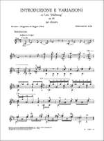 Fernando Sor: Introduction & Variation Opus 28 Product Image