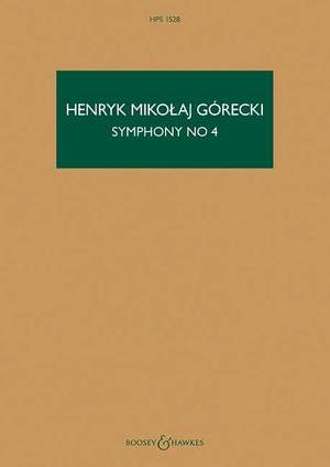 Górecki, H M: Symphony No. 4 op. 85 HPS 1528