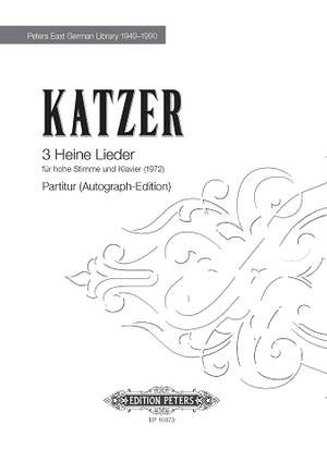 Katzer, Georg: 3 Heine-Lieder