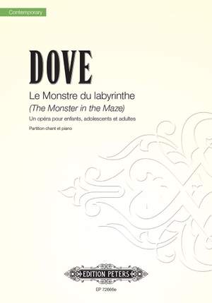 Dove, Jonathan: Le Monstre du labyrinth (vocal score)