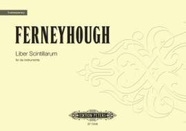 Ferneyhough, Brian: Liber Scintillarum (study score)