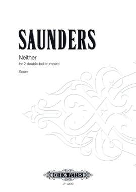 Saunders, Rebecca: Neither (performing score)