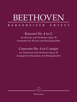 Beethoven, Ludwig van: Concerto for Pianoforte and Orchestra no. 4 op. 58