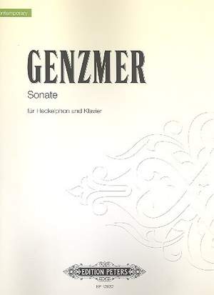 Genzmer, Harald: Sonate fur Heckelphon und Klavier