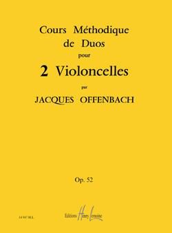 Offenbach, Jacques: Cours methodique de duos Op.52 (cello)
