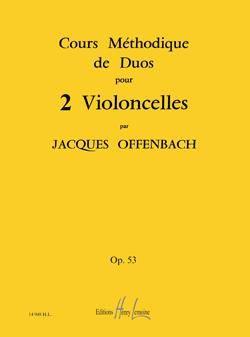 Offenbach, Jacques: Cours methodique de duos Op.53 (cello)