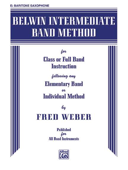 Fred Weber: Belwin Intermediate Band Method