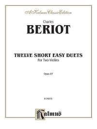 Charles de Beriot: Twelve Short Easy Duets, Op. 87