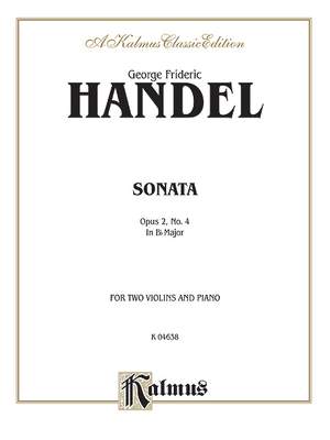 George Frideric Handel: Sonata in B-Flat Major, Op. 2, No. 11