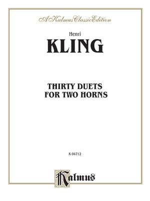Henri Kling: Thirty Duets