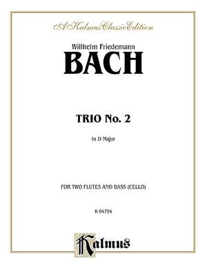 Wilhelm Friedemann Bach: Trio No. 2 in D Major