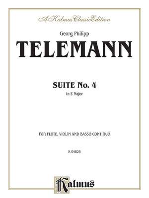 Georg Philipp Telemann: Suite No. 4 in E Major