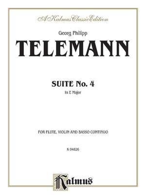 Georg&#x20;Philipp&#x20;Telemann&#x3A;&#x20;Suite&#x20;No.&#x20;4&#x20;in&#x20;E&#x20;Major