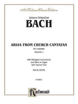 Johann Sebastian Bach: Contralto Arias, Volume III (6 Sacred)