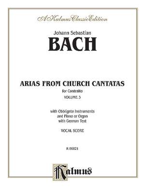 Johann Sebastian Bach: Contralto Arias, Volume III (6 Sacred)