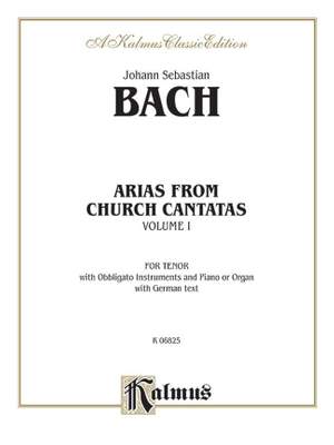 Johann Sebastian Bach: Tenor Arias, Volume I (12 Arias)