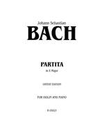 Johann Sebastian Bach: Partita III Product Image