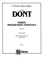 Jacob Dont: Thirty Progressive Exercises, Op. 38 Product Image