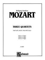 Wolfgang Amadeus Mozart: Three Quartets, K. 285, 298, 370 Product Image