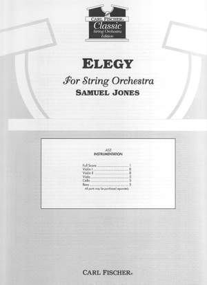 Samuel Jones: Elegy for String Orchestra