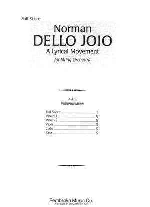 Norman Dello Joio: A Lyrical Movement