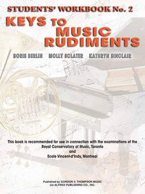 Boris Berlin: Keys to Music Rudiments: Students' Workbook No. 2