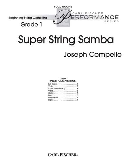 Joseph Compello: Super String Samba