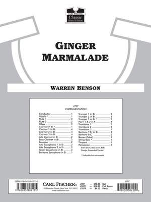 Warren Benson: Ginger Marmalade